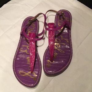 SALE—-Sam Edelman Gigi Sandals —Pink and Purple